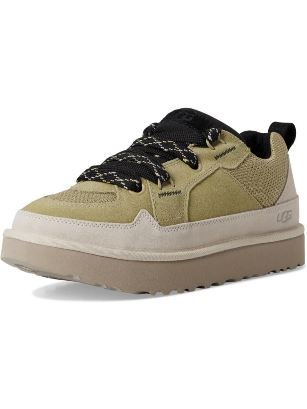 Ugg Men's Muted Brass Round Toe Comfortable Lace Up Lo Lowmel Fashion Sneakers